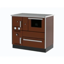 Cuisinière à Bois Bouilleur Alfa Term 27 -Top Chaleur cuisiniere a bois bouilleur alfa term 27 cuisiniere alfa term 27 marron