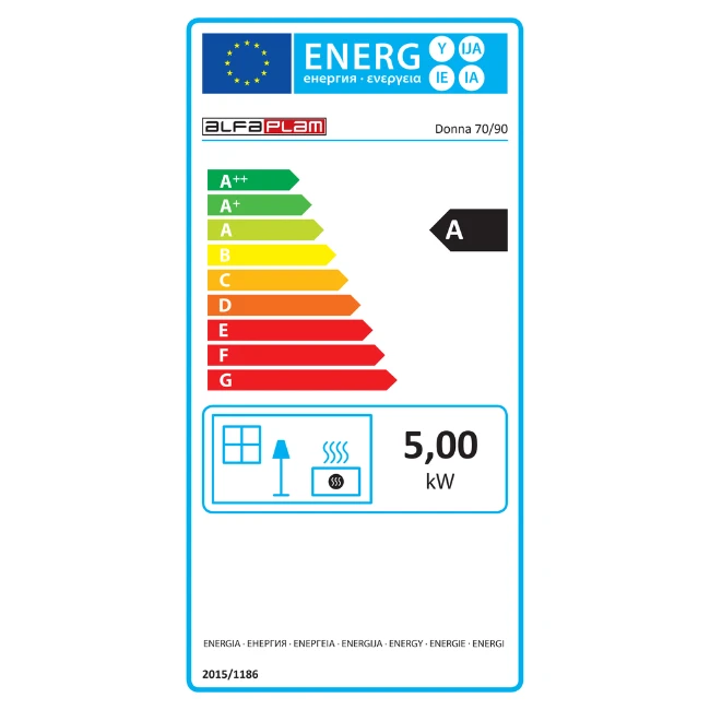 Cuisinière à Bois Donna 70 Eco Cuisinière à Bois Donna 70 Eco -Top Chaleur cuisiniere a bois donna 70 eco etiquette energetique donna eco