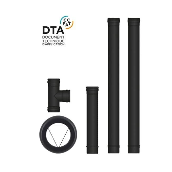 Kit de raccordement Bofill pour poêle à granulés sortie arrière Kit De Raccordement Bofill Pour Poêle à Granulés Sortie Arrière -Top Chaleur kit de raccordement bofill pour poele a granules sortie arriere kit granules raccordement complet 1