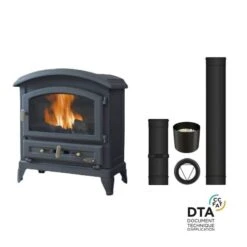 Pack Poêle à Bois Canadien Godin Sortie Dessus