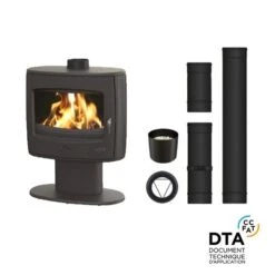 Pack Poêle à Bois Eliot Godin Sortie Dessus