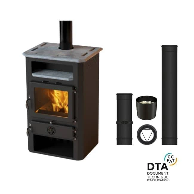 Pack poêle à Bois Hydro Thermo In Sortie dessus Pack Poêle à Bois Hydro Thermo In Sortie Dessus -Top Chaleur pack poele a bois hydro thermo in sortie dessus pack poele a bois charbon hydro thermo in kit raccordement bofill 2