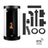 Pack Poêle à Granulés étanche Canalisable Anna + Kit D'installation Ventouse -Top Chaleur pack poele a granules etanche canalisable anna kit d installation ventouse pack poele a granules etanche anna tuyaux raccordement sortie arriere rallonge 10