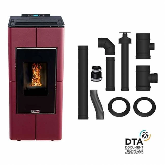 Pack poêle à granulés étanche Tendenza + Kit d'installation ventouse Pack Poêle à Granulés étanche Tendenza + Kit D'installation Ventouse -Top Chaleur pack poele a granules etanche tendenza kit d installation ventouse pack tendenza modif 3