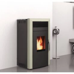 Pack Poêle à Granulés Hydro Baracuda Commo + Kit D'installation Sortie Arrière -Top Chaleur pack poele a granules hydro baracuda commo kit d installation sortie arriere commo 15 ivoire 1