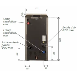 Pack Poêle à Granulés Hydro Baracuda Commo + Kit D'installation Sortie Arrière -Top Chaleur pack poele a granules hydro baracuda commo kit d installation sortie arriere tkco15 baracuda conf 1 1