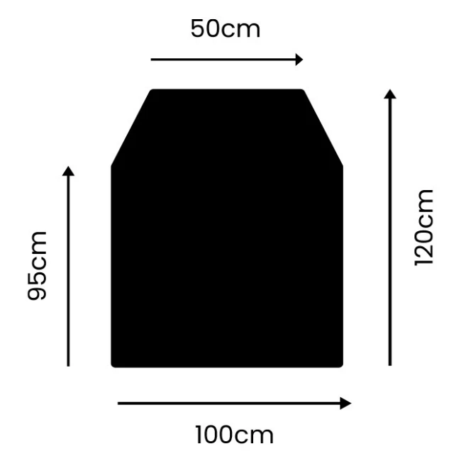Plaque de protection sol 100 x 120 cm - 2 angles coupés Plaque De Protection Sol 100 X 120 Cm - 2 Angles Coupés -Top Chaleur plaque de protection sol 100 x 120 cm 2 angles coupes dimensions plaque de sol lienbacher