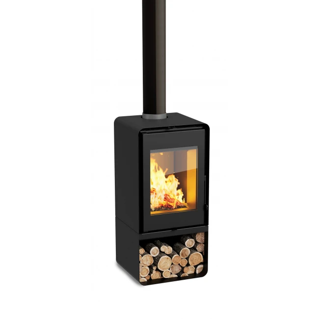 Poêle à bois Domino avec range bûche Poêle à Bois Domino Avec Range Bûche -Top Chaleur poele a bois domino avec range buche domino avec rangement b che