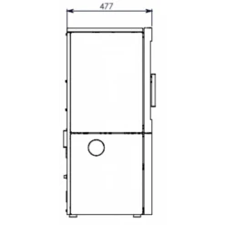 Poêle à Granulés Alfa Noir - Modèle D'Expo -Top Chaleur poele a granules alfa noir modele d expo n 00151 10