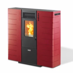 Poêle à Granulés Canalisable Extra Plat Ricanto 4 Poêle à Granulés Canalisable Extra Plat Ricanto -Top Chaleur poele a granules canalisable extra plat ricanto fango ricanto bordeaux 2