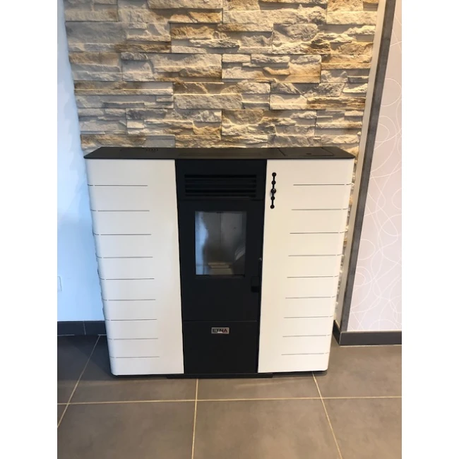 Poêle à granulés Canalisable extra plat Ricanto Poêle à Granulés Canalisable Extra Plat Ricanto -Top Chaleur poele a granules canalisable extra plat ricanto ricanto10c conf