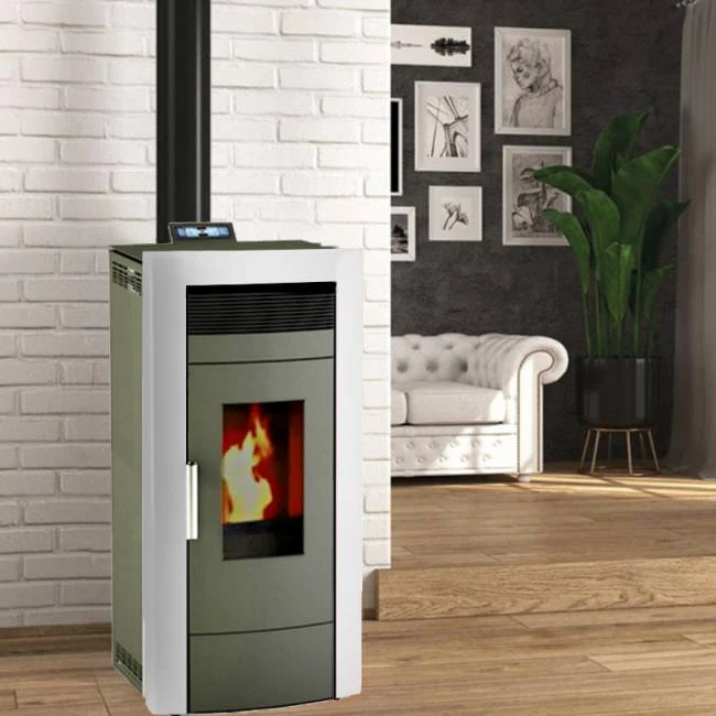 Poêle à granulés Hydro Baracuda Commo Plus Poêle à Granulés Hydro Baracuda Commo Plus -Top Chaleur poele a granules hydro baracuda commo plus baracuda blanc 1