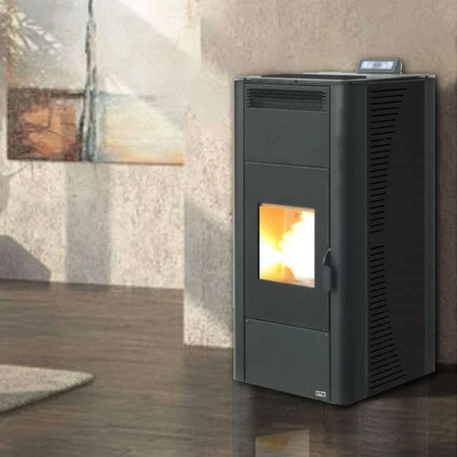 Poêle à granulés Hydro Saleccia Poêle à Granulés Hydro Saleccia -Top Chaleur poele a granules hydro saleccia vignette saleccia noir 1