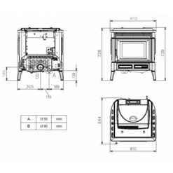 Poêle à Granulés Teodora Evo 4 Poêle à Granulés Teodora Evo -Top Chaleur poele a granules teodora evo 1275000 2 2
