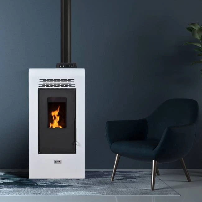 Poêle à granulés Vulcano SMS Poêle à Granulés Vulcano SMS -Top Chaleur poele a granules vulcano sms vulcano 9 blanc